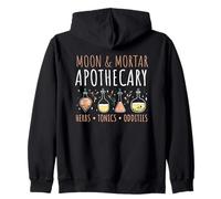 Moon & Mortar Apothecary - Herbs Tonics Oddities Zip Hoodie