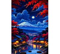 Moon Mountain Cabin 200 Piece Jigsaw Puzzles for Adults, Challenging and Brainteasing, Difficult Puzzles, Puzzle 200 Pieces