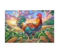 Moon Night Sailing Ship 1000 Piece Complete Jigsaw Puzzle Set Poultry Corn Field Teens Beginners Educational Challenge Puzzle Fans Group Play Anniversary Fathers Thick Cardboard 1000 PCS