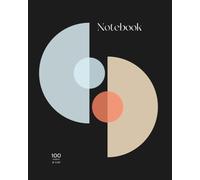 Moon Notebook, Composition, Wide Ruled, Matte Finish, Paperback, 100 Pages: Organize your ideas into action, Tool for Writing