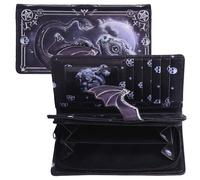 Moon of Lucifly Coin Purse, Embossed Pattern, 10 cm x 3 cm x 19 cm