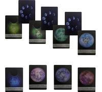 Moon Oracle Cards Deck,Meditation necklace,Love Tarot Cards,A 44 -Tarot Card Deck,E-Guidebook.