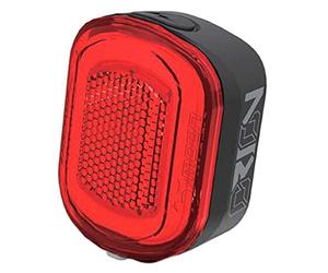 MOON Orion Bicycle Rear Light, Black-Red, One Size