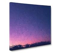 Moon Over Iran Canvas Print | Gallery Wrapped 30mm Frame Wall Art | 20x20 inches | Ready to Hang | Modern Space Picture | Living Room Bedroom Lounge Office