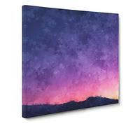 Moon Over Iran Canvas Print | Gallery Wrapped 30mm Frame Wall Art | 20x20 inches | Ready to Hang | Modern Space Picture | Living Room Bedroom Lounge Office