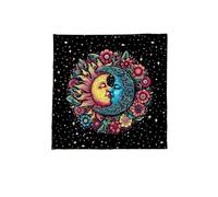 Moon / Owl Pattern Astrology Table Cloth Divination Altar Cloth Divination Board Game Accessories Sun Moon / Owl Tarot Cards Spiritual Deck Cloth