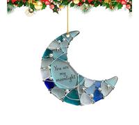 Moon Pendant - Translucent Decorative Weight Element,Moon Decorative,For Couple, Family, Friends, Birthdays, Parties, Home, Interior And
