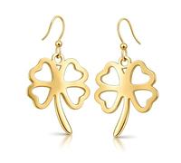 Moon Phase Earrings for Women, Silver Boho Earrings, Lunar Cycle Witchy Earrings, Scandinavian Flower Long Bar Earrings, Stainless Steel, No Gemstone