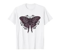 Moon Phase Moth Mystical Occult Boho Celestial T-Shirt