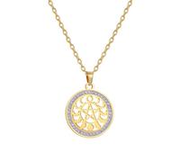 Moon Phase Necklace for Women Pentagram Pentacle Pendant Triple Goddess Sun Crescent Moon Full Moon Charm Pagan Jewelry Wiccan Gift (gold 1)