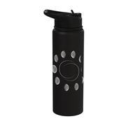 Moon Phases Lunar Month New Moon Full Moon Stainless Steel Insulated Water Bottle