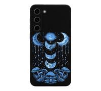 Moon Phases Mushrooms Novelty Phone Cases Compatible With Galaxy S23/Plus/Ultra Slim TPU Protective Cover Case Printed Protector
