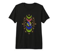 Moon Phases Tribal Geometric Premium T-Shirt
