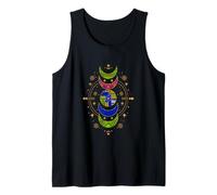 Moon Phases Tribal Geometric Tank Top