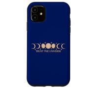Moon Phases Trust Universe Spiritual Aesthetic Case for iPhone 11