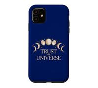 Moon Phases Trust Universe Spiritual Aesthetic Case for iPhone 11
