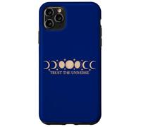 Moon Phases Trust Universe Spiritual Aesthetic Case for iPhone 11 Pro Max