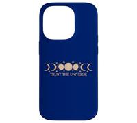 Moon Phases Trust Universe Spiritual Aesthetic Case for iPhone 14 Pro