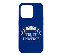 Moon Phases Trust Universe Spiritual Aesthetic Case for iPhone 15 Pro