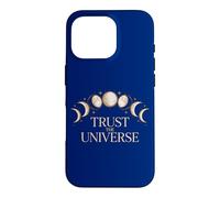 Moon Phases Trust Universe Spiritual Aesthetic Case for iPhone 16 Pro