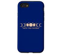 Moon Phases Trust Universe Spiritual Aesthetic Case for iPhone SE (2020) / 7/8