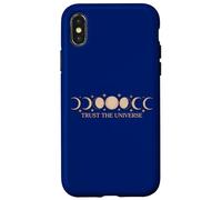 Moon Phases Trust Universe Spiritual Aesthetic Case for iPhone X/XS