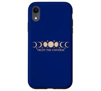 Moon Phases Trust Universe Spiritual Aesthetic Case for iPhone XR