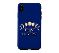 Moon Phases Trust Universe Spiritual Aesthetic Case for iPhone XS Max