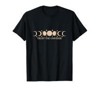 Moon Phases Trust Universe Spiritual Aesthetic T-Shirt