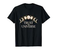 Moon Phases Trust Universe Spiritual Aesthetic T-Shirt