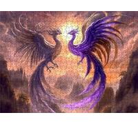 Moon Phoenix Puzzle - 3000 Piece Jigsaw Puzzles for Adults - The Back Features Printed Letter Guides - The Pieces fit Together Snugly - Wooden Puzzles for Adults - Gifts Man 48.0 X 31.9 Inch s7h-169