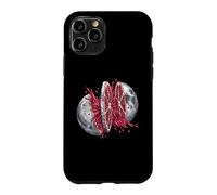 Moon Pomegranate Slice Fresh Juice Splash - Space Art Case for iPhone 11 Pro