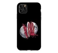 Moon Pomegranate Slice Fresh Juice Splash - Space Art Case for iPhone 11 Pro Max