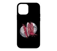 Moon Pomegranate Slice Fresh Juice Splash - Space Art Case for iPhone 12 mini