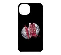 Moon Pomegranate Slice Fresh Juice Splash - Space Art Case for iPhone 13