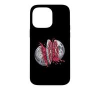 Moon Pomegranate Slice Fresh Juice Splash - Space Art Case for iPhone 14 Pro Max