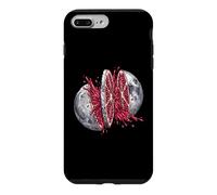 Moon Pomegranate Slice Fresh Juice Splash - Space Art Case for iPhone 7 Plus/8 Plus