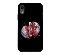 Moon Pomegranate Slice Fresh Juice Splash - Space Art Case for iPhone XR