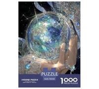 Moon Princess Jigsaw Puzzles Puzzle for Adults Kids. 1000 Pieces Goddess Whimsical Challenge Toy Educational Game Home Decoration for Educational Games Gifts 70x50cm/1000pcs