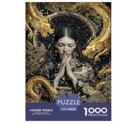 Moon Princess Jigsaw Puzzles Puzzle for Adults Kids. 1000 Pieces Goddess Whimsical Challenge Toy Educational Games Home Decoration for Educational Games Gifts 38x26cm/1000pcs