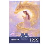Moon Princess Jigsaw Puzzles Puzzles for Adults Kids. 1000 Piece Goddess Great Gifts Challenge Toy Educational Games Home Decoration for Educational Games Gifts 70x50cm/1000pcs