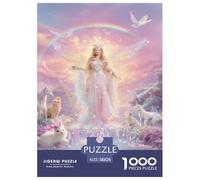Moon Princess Jigsaw Puzzles Puzzles for Adults Kids. 1000 Piece Goddess Impossible Challenge Toy Educational Games Home Decoration for Educational Games Gifts 38x26cm/1000pcs