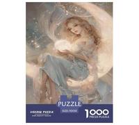 Moon Princess Jigsaw Puzzles Puzzles for Adults Kids. 1000 Pieces Goddess Impossible Challenge Toy Educational Game Home Decoration for Adults& Kids Age 14 Years Up 70x50cm/1000pcs