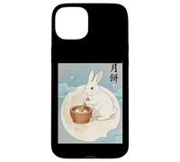 Moon Rabbit Mochi Maker Celestial Mid-Autumn Festival Art Case for iPhone 15 Plus
