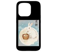 Moon Rabbit Mochi Maker Celestial Mid-Autumn Festival Art Case for iPhone 15 Pro