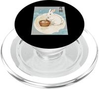 Moon Rabbit Mochi Maker Celestial Mid-Autumn Festival Art PopSockets PopGrip for MagSafe