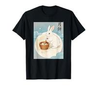 Moon Rabbit Mochi Maker Celestial Mid-Autumn Festival Art T-Shirt
