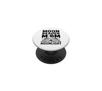 Moon Reader Book Mom Guided By Books And Moonlight PopSockets Adhesive PopGrip