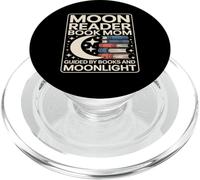 Moon Reader Book Mom Guided By Books And Moonlight PopSockets PopGrip for MagSafe