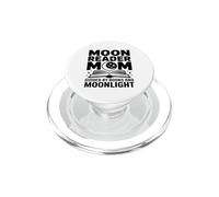 Moon Reader Book Mom Guided By Books And Moonlight PopSockets PopGrip for MagSafe